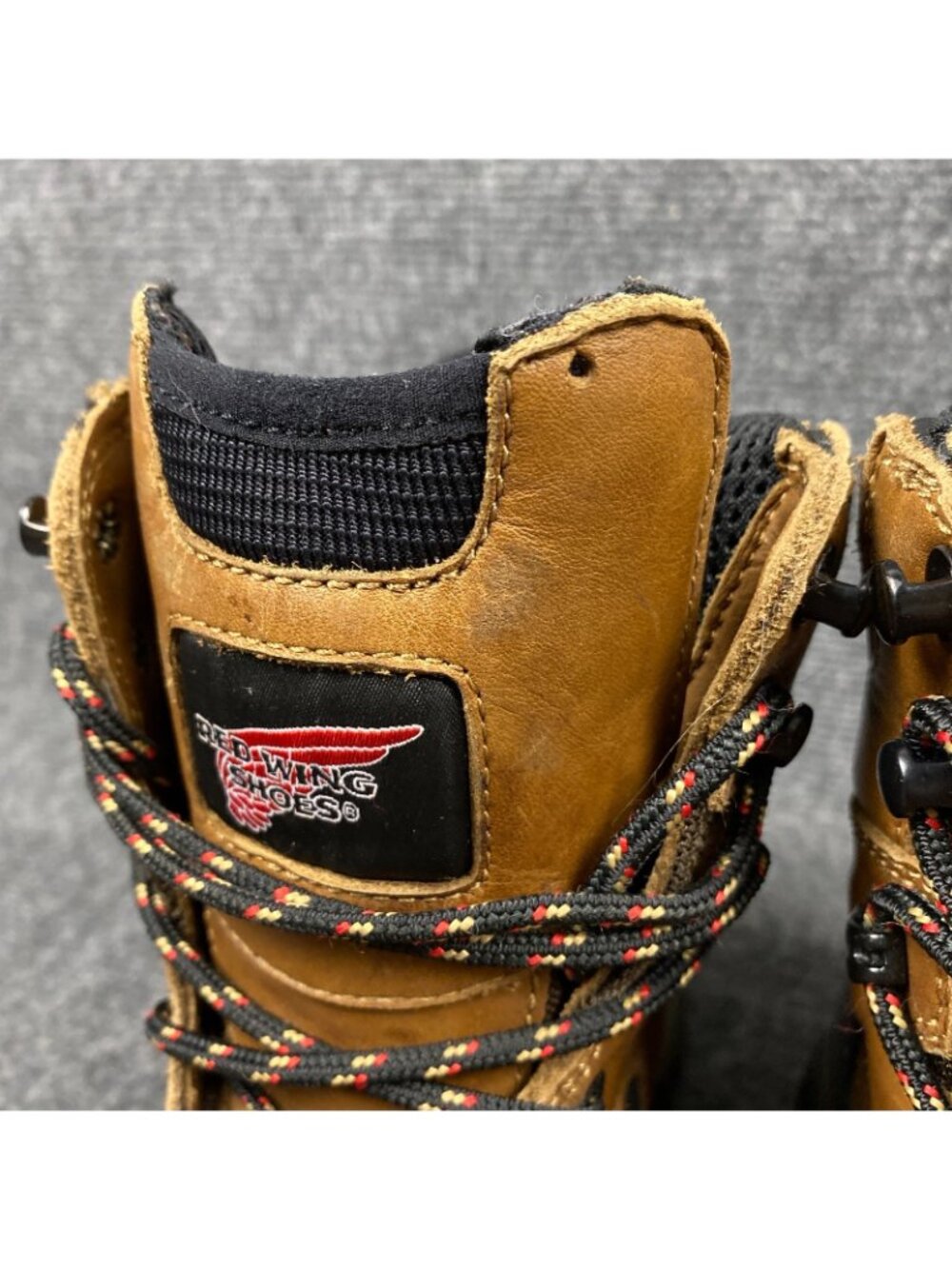 Red Wing Boots Mens 9D Sample Not For Resale Brown Nubuck 6" Waterproof Vibram - Picture 13 of 16